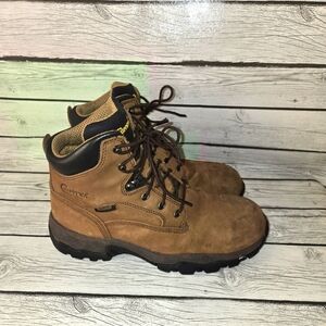Chippewa Boots Mens Size  Composite Toe Fabricator Work Brown Leather Size 9.5